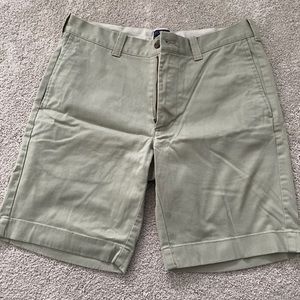 J.CREW Flex Gramercy Chino Shorts Mens Green Kaki 8" Size 30